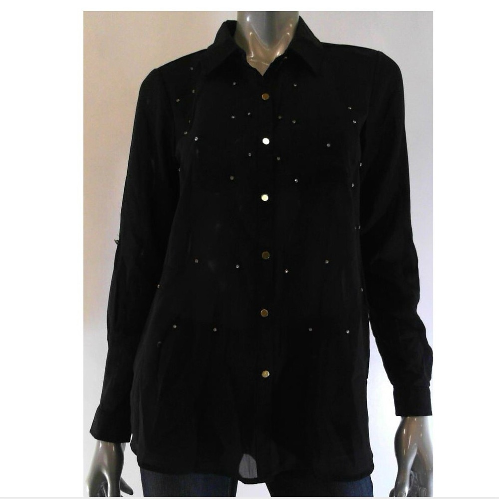 NY Collection Deep Blue Blouse